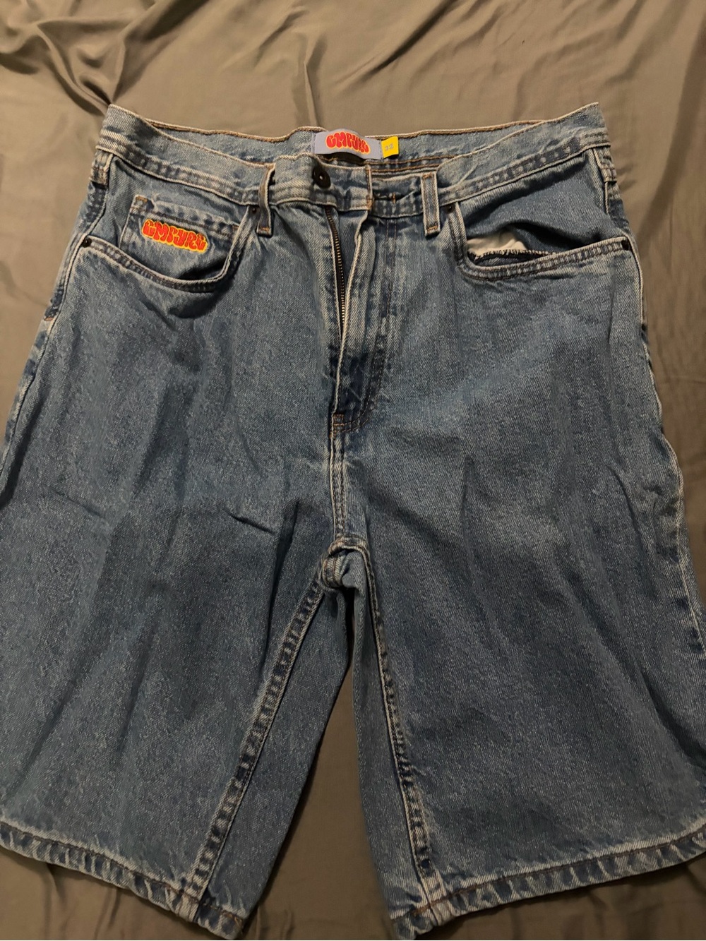 Empyre Blue Denim Men’s Shorts - Classic Relaxed Fi